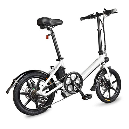 Vélos électriques : Herewegoo Vélo Pliant, Alliage D'Aluminium Léger De Vélo De Vélo Moteur De Moyeu De 16 Pouces 250W Décontracté pour L'Extérieur