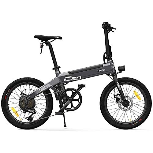 Vélos électriques : HIMO C20 Vélo électrique pour Adultes, vélos électriques 10Ah 250W 20 Pouces avec Shimano 6 Vitesses 3 Modes de Conduite Vitesse maximale 25 km / h pour Hommes Femmes Ville - Gris