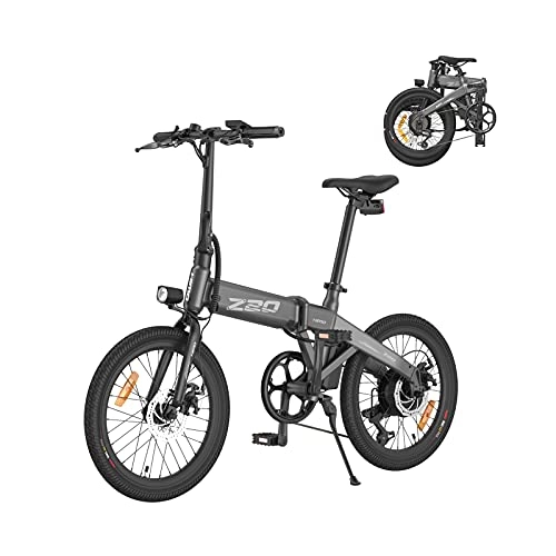 Vélos électriques : HIMO Vélo électrique pliable Z20 pour adultes, vélo électrique de 20" avec batterie lithium-ion amovible 36 V 10 Ah, vélo électrique avec double freins à disque, moteur Shimano 6 vitesses 250 W DC