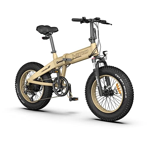 Vélos électriques : HIMO ZB20 MAX 20'' 4.0 Fat Tire Vélo électrique 48 V / 10 Ah, batterie lithium-ion amovible, moteur 250 W, freins à double disque