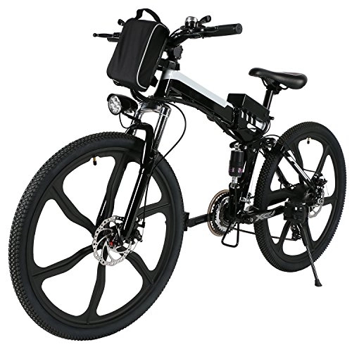 Vélos électriques : Hiriyt 26 Pouces lectrique vlo de Montagne Vitesse Variable pour Adulte avec 36V 8AH Batterie au Lithium et 250W Moteur Puissant (Noir)