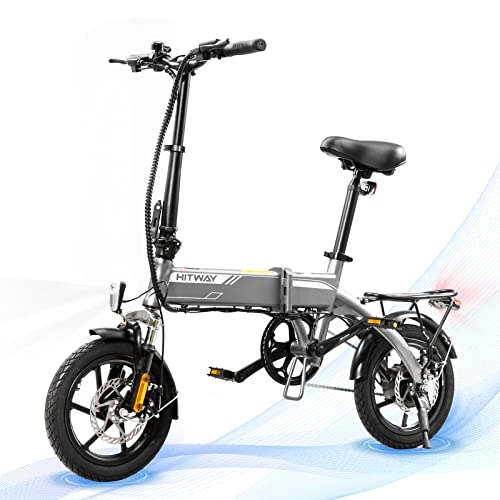 Vélos électriques : HITWAY Vélo électrique E-Bike Vélo Pliant en Aluminium aérospatial, Batterie 7, 5Ah, Moteur 250 W, autonomie jusqu'à 45 km BK3-HW