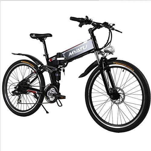 Vélos électriques : Hokaime Vélo de Montagne électrique de 26 Pouces avec Batterie Amovible de Grande capacité, Batterie au Lithium à Trois Modes de Fonctionnement