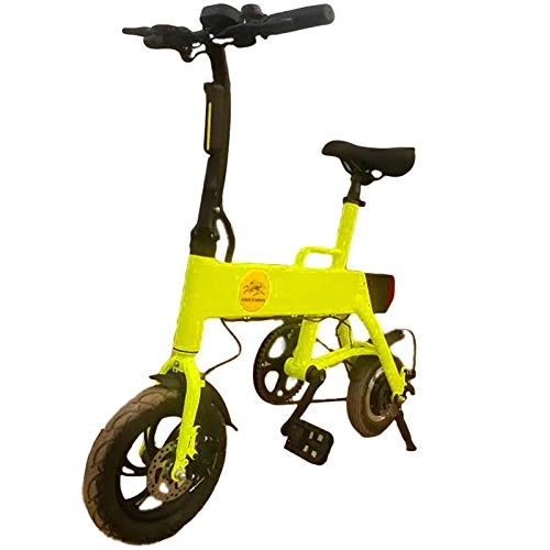 Vélos électriques : Hokaime Vélo électrique Batterie au Lithium électrique de 10 Pouces électrique, vélo électrique Miniature au Lithium, vélo Pliant Adulte