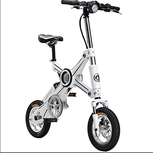 Vélos électriques : Hokaime Vélo électrique, Bicyclette électrique de Corps Pliable, Bicyclette électrique de Moteur arrière de 36V 250W, Frein à Disque mécanique, Noir