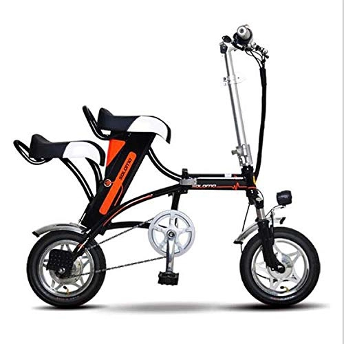 Vélos électriques : Hokaime Vélo électrique, Voiture électrique Intelligente au Lithium de 12 Pouces, vélo Pliant