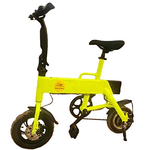 Vélos électriques : Hokaime Vélo électrique Vélo électrique de 12 Pouces Pliant Le vélo électrique Vélo Simple de Marche