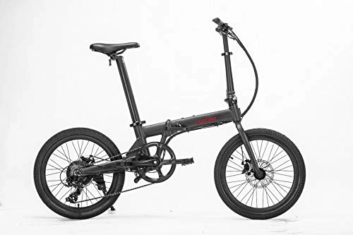 Vélos électriques : HOOBOARD Hoobike Vélo Électrique Pliant, 250 W, 36V 5, 2Ah Lithium - ION UL Batterie Amovible certifiée, Roues 20", Freins à Disque, Poids 14 kg