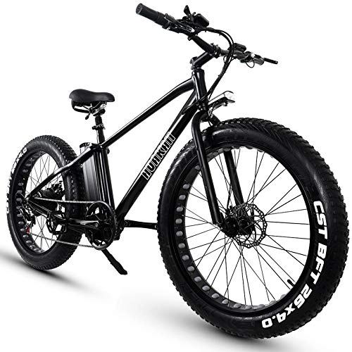 Vélos électriques : HUAKAI Vélo électrique Pliant De 26 Pouces avec Batterie Au Lithium 48v 15ah, Vélo De Montagne Shimano 21 Vitesses