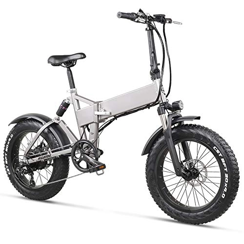 Vélos électriques : HUATXING Vélo électrique 500W électrique Fat vélo Plage Vélo Cruiser Vélo électrique 48V12.8Ah Batterie au Lithium électrique VTT