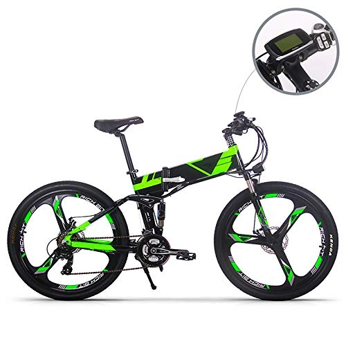 Vélos électriques : HUATXING Vélo électrique Vélo de Montagne Vélo électrique 36V 250W 12.8Ah Batterie au Lithium à l'intérieur Ebike Li-sur Batterie