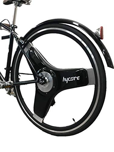 Vélos électriques : Hycore T1 Vélo électrique pour vélo électrique Ebike 27, 5" / 700C / double moteur L Noir