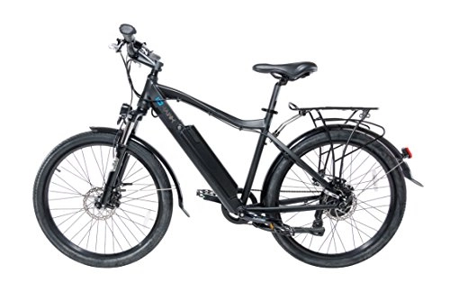 Vélos électriques : IO HAWK ebike E2Pedelec avec bande antidrapante pour pneus Porte-bagages, greenway Batterie 374Wh