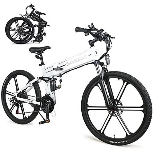 Vélos électriques : JINGJIN Ebike pour Adultes, VTT électrique 26'', vélo de Montagne e Bike avec Moteur 500W 48V / 10Ah Batterie Lithium-ION, vélos électriques de Ville de vélo pour Adultes, Vitesse 35 km / h, Black
