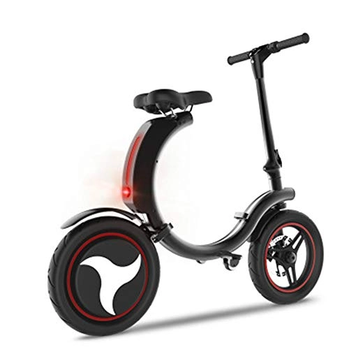 Vélos électriques : Joyfitness Mini Pliant vélo électrique Ultra léger Portable Voiture électrique Batterie au Lithium Mode Pilote Voyage, 36V 350W Moteur arrière vélo électrique, Noir