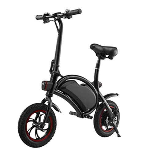 Vélos électriques : Joyfitness Scooter électrique 12 Pouces 36V Pliant vélo électrique avec 4.4Ah Batterie au Lithium, Double Disque de Frein Adulte Voiture électrique, Blanc
