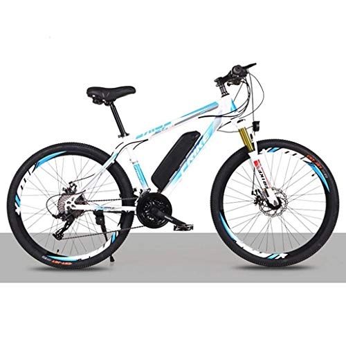 Vélos électriques : JXXU Électrique for VTT Adultes, 250W Ebike 26" Vélos Tout Terrain antichocs, 36V 10Ah Amovible au Lithium-ION Rechargeable Vélo de Montagne for Hommes Femmes (Color : B)