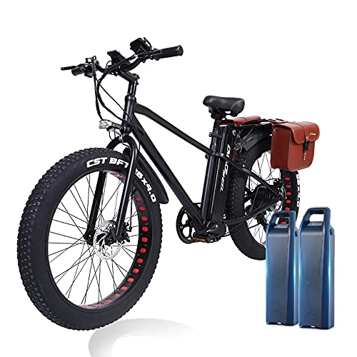 Vélos électriques : KS26 750W 26'' Vélo Electrique, 4.0 Fat Tire e-Bike, Batterie au Lithium 48V 15Ah avec Batterie Lithium-ION à Grande Capacité(Poland Warehouse)