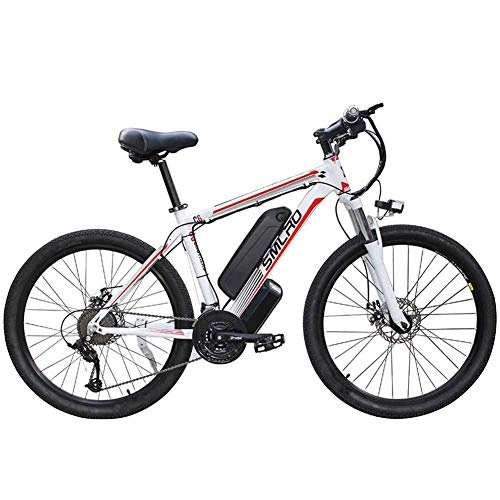 Vélos électriques : KT Mall 26 '' Electric Mountain Bike 48V 10Ah 350W Amovible Au Lithium-ION pour Vélos Ebike Hommes Plein Air Vélo Voyage Out Travail Et Le Navettage