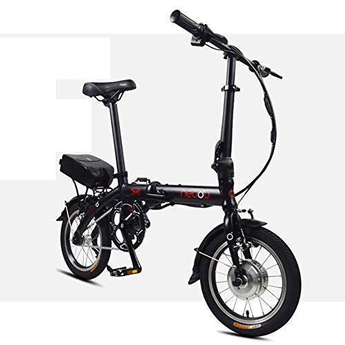Vélos électriques : lai Mini vlo lectrique, vlo lectrique Pliable, 36V 250W 17.5Ah avec clairage Avant LED pour Femme Adulte, A