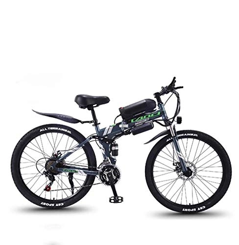 Vélos électriques : Laicve Bikes Adulte lectrique VTT E-Bike Vlos Neige Amovible 36V 10Ah Lithium-ION pour Hommes Femmes, Premium 26 Pouces Pleine Suspension
