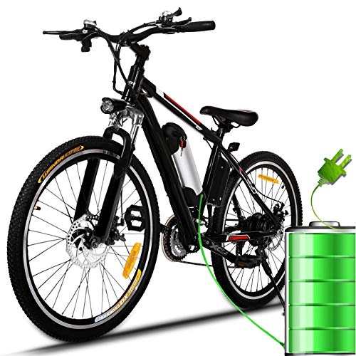 Vélos électriques : Laiozyen Vélo Electrique 26" e-Bike VTT Pliant 36V 250W Batterie au Lithium de Grande Capacité et Le Chargeur Premium Suspendu et Shimano Engrenage (Typ8_26'')