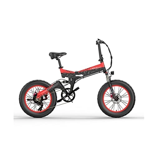 Vélos électriques : Lankeisi X3000Plus Vélo électrique pliable à gros pneus 48 V 17, 5 Ah Batterie au lithium