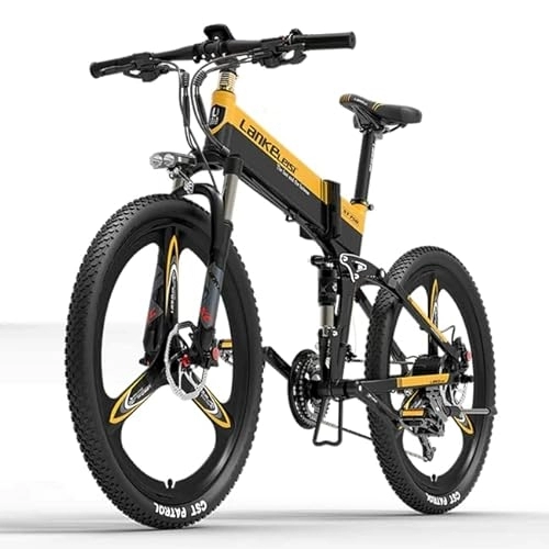 Vélos électriques : Lankeleisi XT750 Version Sportive (Jaune)