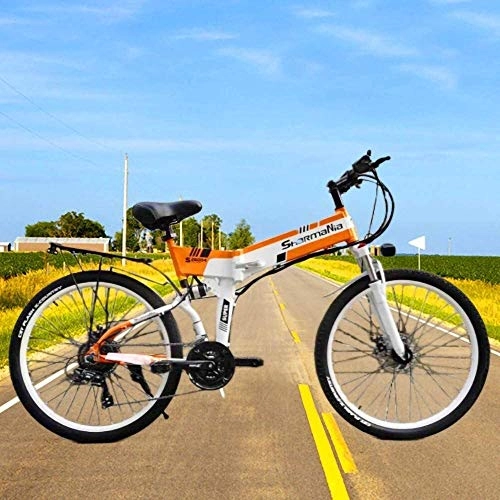 Vélos électriques : LAZNG Vélos électriques for Adultes Hommes et Femmes 48V 350W Bikes Foldinge Intelligent Portable for Hommes, 40-60km Pure Electric Endurance, Booster Endurance 80 km, 150 kg de Charge, à 35 km / h