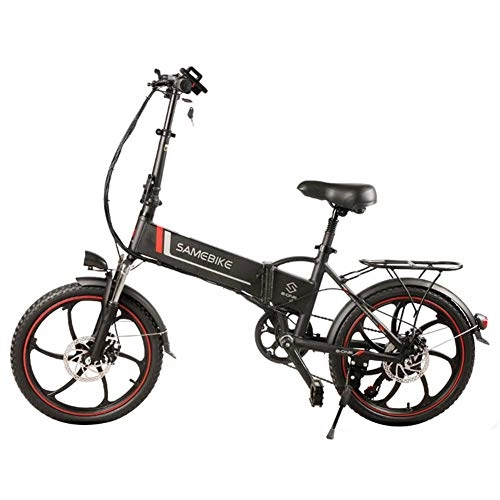 Vélos électriques : LCLLXB Vélos électriques pour Adultes, 36v 350w 10Ah Électrique 26 Pouces Pliable Ebike E-Bike Vélo Pliant E Vélo Électrique avec Hydraulique Disque De Frein, Black