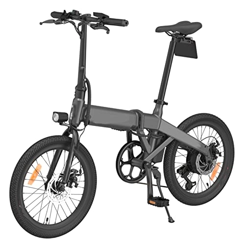 Vélos électriques : LDFANG Vélo Électrique Pliant 20 ''Urban E-Bike IPX7 250W Moteur CC 25km / h 36V Batterie Amovible