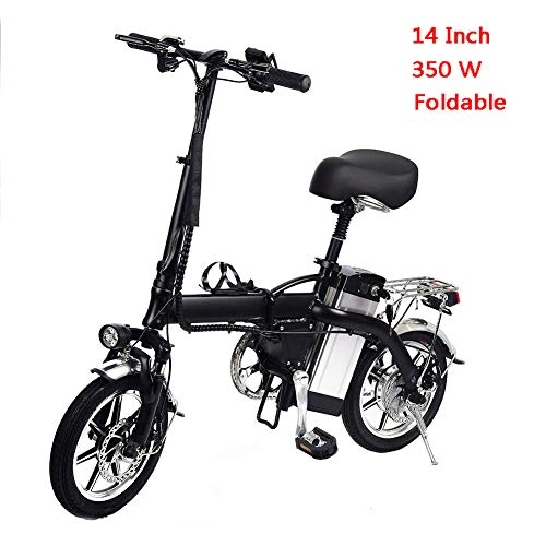Vélos électriques : Lhlbgdz Aluminium Pliable 40km / h de Cycle de Bicyclette électrique de vélo de propulseur Se Pliant de vélo électrique