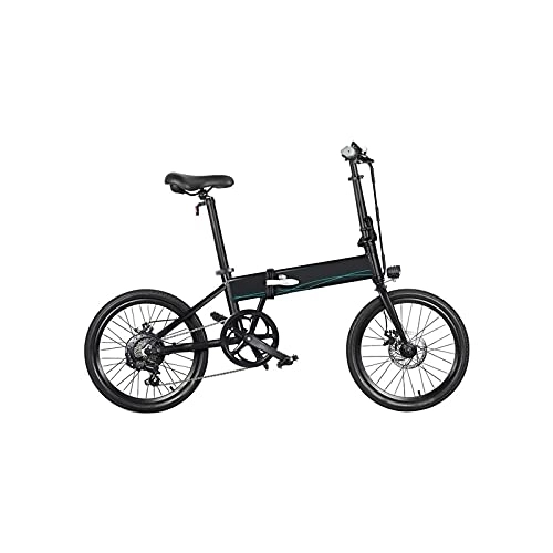 Vélos électriques : LIANAI zxc Bikes Vélo électrique 10, 5 Ah 36 V 250 W 50 cm Vélo électrique pliable 25 km / H Vitesse maximale 80 km kilométrage, sports et divertissement, (couleur : noir)
