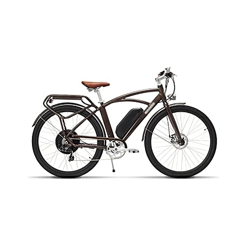 Vélos électriques : LIANAI zxc Bikes Vélo électrique 700C Vélo électrique 48V 13Ah 400W Vélo électrique haute vitesse 5 niveaux Assistance plus longue endurance Style rétro