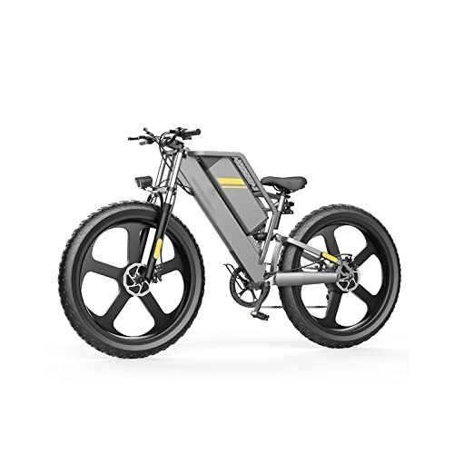 Vélos électriques : LIANAI zxc Bikes Vélo électrique sans balais Moteur VTT Fat Tire Line Frein hybride