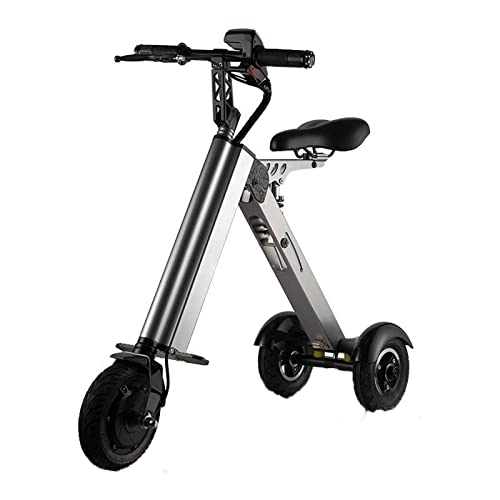 Vélos électriques : LIANAI Zxc Bikes Vélo électrique à trois roues pliable pour adulte en alliage d'aluminium