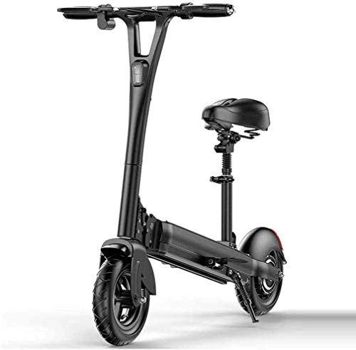 Vélos électriques : LIBOYUJU Vélos électriques, Scooters électriques Portables Fold Rapide 500W Moteur sans Balai à Grande portée maximale de l'écran LCD de 70 kilomètres Adultes Scooter Urbain Banlieue