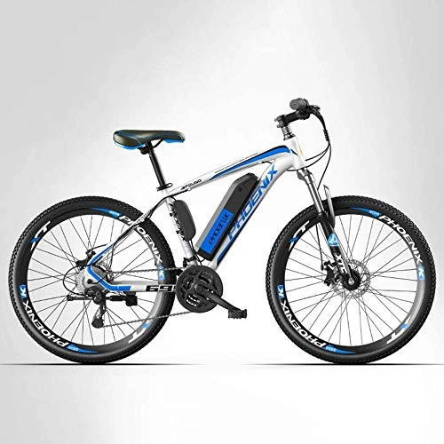 Vélos électriques : LIMQ Adulte 14Ah Vlo lectrique De Montagne Hommes 27 Vitesses Vlo lectrique Tout-Terrain 250-W Vlo lectrique 36V Batterie Au Lithium 27 5 Pouces Vlo
