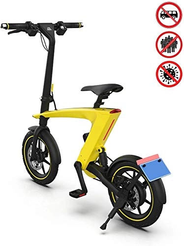 Vélos électriques : LIMQ Vlo lectrique pour Adultes 250W 10Ah City Commuter Ebike Vlo lectrique 14 Pouces avec cran LCD Adapt Aux Adultes Et Aux Adolescents