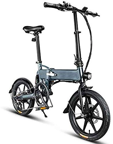 Vélos électriques : LIRUI Vélo électrique Pliant Bicyclette électrique Pliante Vélo électrique Pliable De Bicyclette électrique De 250W 7.8Ah Pliage D'alliage D'aluminium De Bicyclette, Black