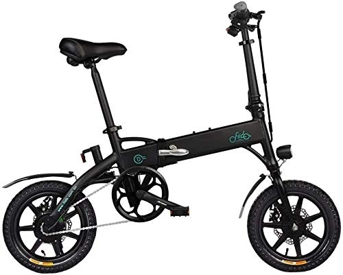 Vélos électriques : LLDKA Pliable E-Bike 10.4AH Batterie 3 Équitation Modes vélo électrique vélomoteur vélo 14 Pouces Pneus 250W Moteur 25 kmh, Noir