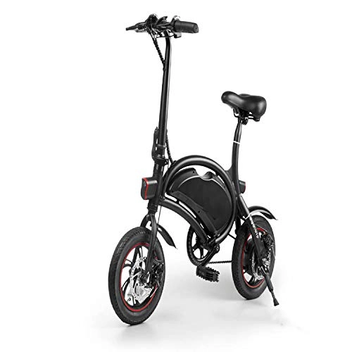 Vélos électriques : LLDKA Vélo électrique, Pliable vélo avec 250W brushless, Soutien App, 12 Pouces Roue Vitesse Max 25 kmh E-Bike pour Les Adultes et Les navetteurs, Noir