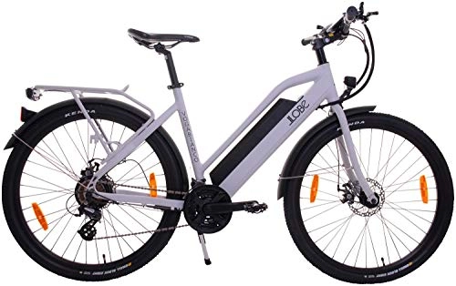 Vélos électriques : llobe E Bike de randonnée femme e de Urban VOGA Bianco, 27, 5 ", 21 vitesses, 499 WH 70 cm (27, 5 pouces)