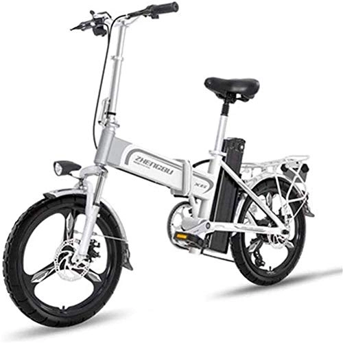 Vélos électriques : LOPP E-bike Vélo électrique léger 400 W avec roues de 16 pouces avec pédales, en aluminium à assistance électrique, vitesse maximale jusqu'à 25 m