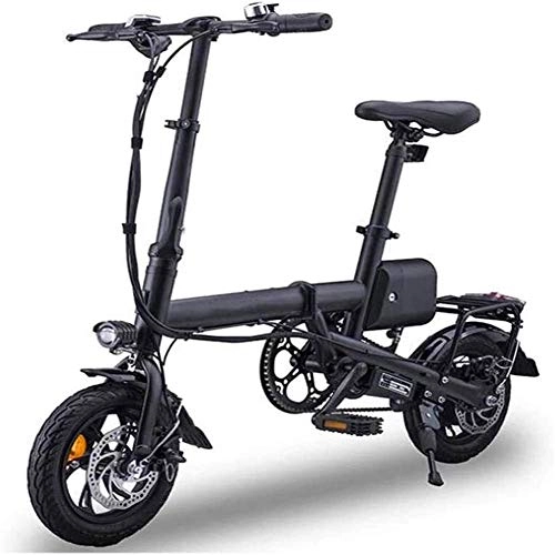Vélos électriques : LOPP Ebike e-Bike Fast E-Bikes pour Adultes Adultes avec pneus d'amortissement de 12 'Vitesse maximale 25 km / h 35KM Vélo électrique Pliant Portable spacieux pour Les déplacements en Ville