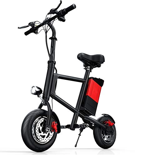 Vélos électriques : LTLSF Scooter Électrique Pliable pour Adultes, Compteur Intelligent Avant et Arrière À Double Disque de Freins - Batterie Amovible - Vélo Électrique Portable, 30-40 Km Unisexe