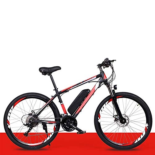 Vélos électriques : LUNANA Vélos électriques pour Adultes Femmes Hommes Électrique e-Bike, 36V8A36 kmRemovable Lithium-ION Battery Mountain Ebike for Mens Magnesium Alloy Ebikes Bicycles All Terrain