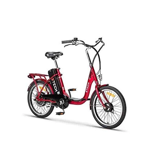 Vélos électriques : Lunex Vlo lectrique ZT-07 Camp 25km / h 250W Vlo de Ville (Rouge)