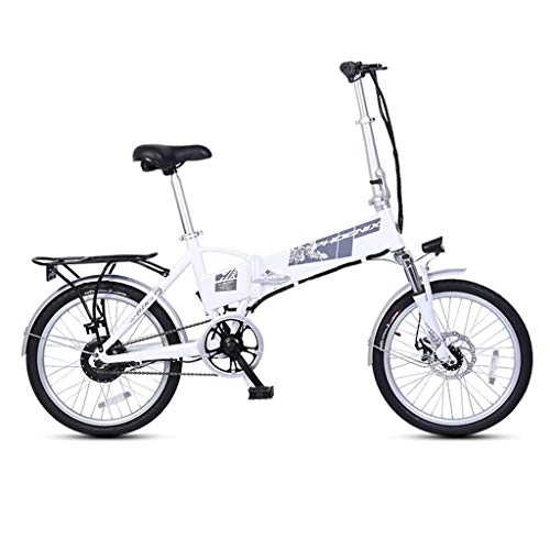 Vélos électriques : Luyuan Mini Batterie Adulte de Voiture Pliante de Batterie au Lithium de Bicyclette lectrique pour Hommes et Femmes Petite Voiture lectrique, dure de Vie de la Batterie 35-40km