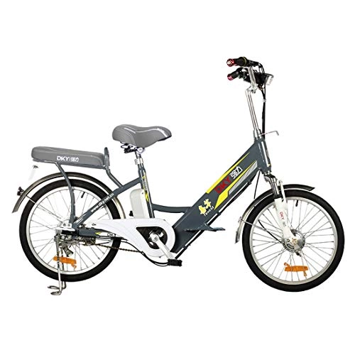 Vélos électriques : Lvbeis Adultes VLo Electrique VAE Portable De Ville VTT Vitesse Jusqu' 25Km / h Velo Assistance Electrique De Route, Black
